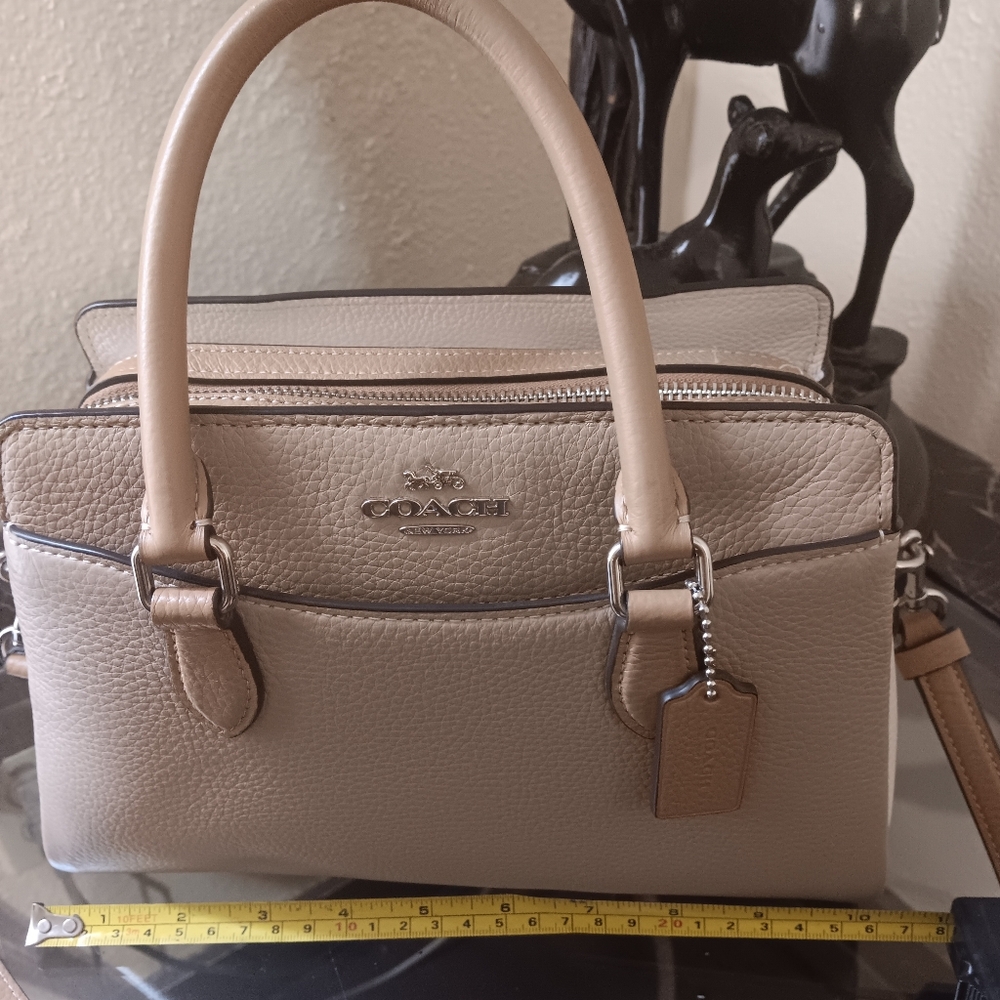 Coach Tan Leather Handbag - Picture 8 of 8
